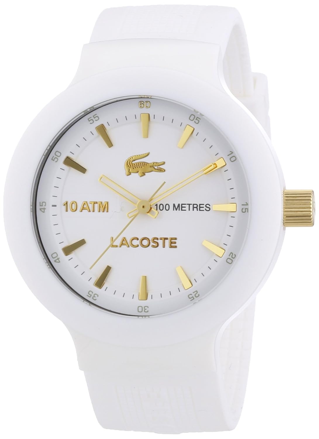 lacoste 2010684男式白色 borneo 手表